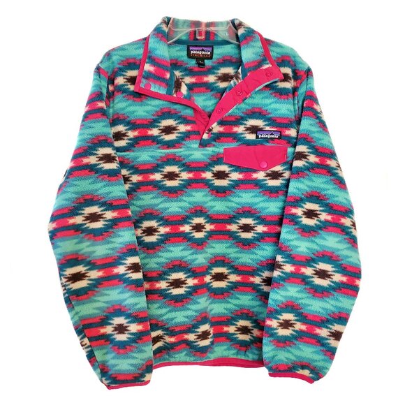 Patagonia Synchilla Snap-T Fleece Pullover in Wild Desert Beryl Green - Picture 1 of 5